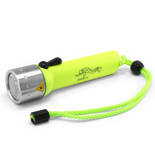 Led Lenser D14.2 Frogman 60m Flashlight 400 Lumen Dive Torch High Visibility - Yellow