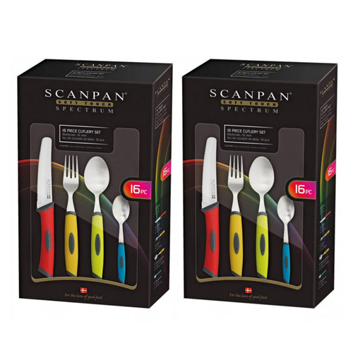 Scanpan Spectrum 32pc Kitchen Cutlery Set 32 Piece - Colour