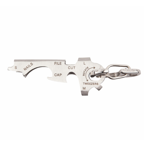 New TRUE UTILITY 32210 KEYTOOL Pocket 8 tools in 1 MultiTool Tool