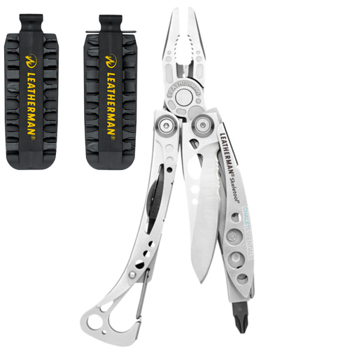 New Leatherman SKELETOOL Stainless Steel Multi-Tool & Bit Kit