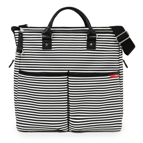 New SKIP HOP DUO Special Edition Diaper Nappy Baby Bag W/ Changing Mat STRIPE SH200350
