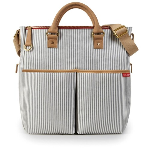 New SKIP HOP DUO Special Edition Nappy Baby Bag W/ Changing Mat FRENCH STRIPE SH200037