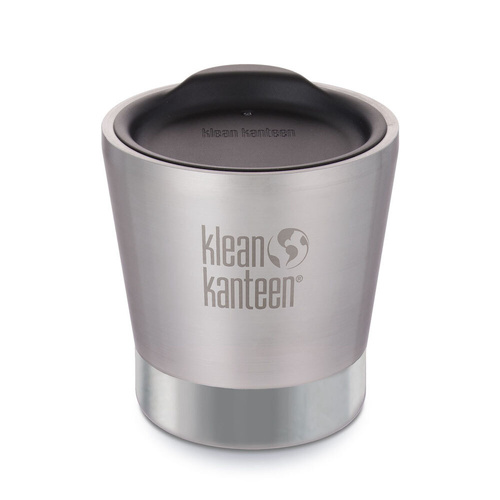 KLEAN KANTEEN 8oz 237ml Vacuum Insulated TUMBLER BRUSHED STAINLESS 