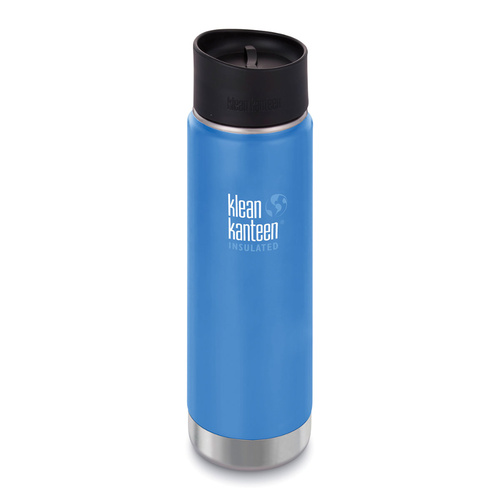 KLEAN KANTEEN 592ml 20oz INSULATED WIDE PACIFIC SKY BLUE Water Coffee Soup Bottle