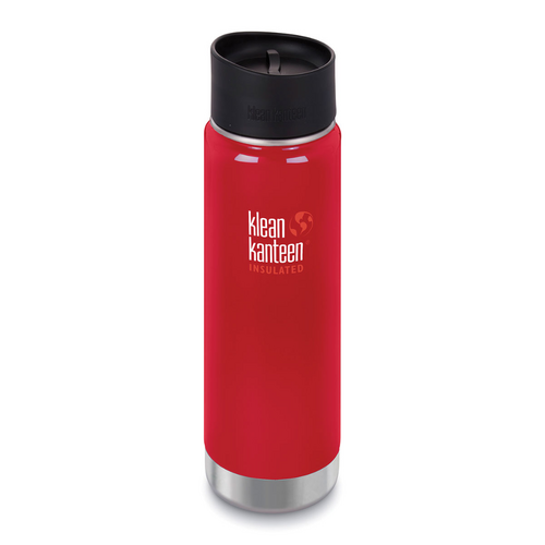 Klean Kanteen 20oz / 592ml Wide Insulated Cafe Cap Bottle - Red