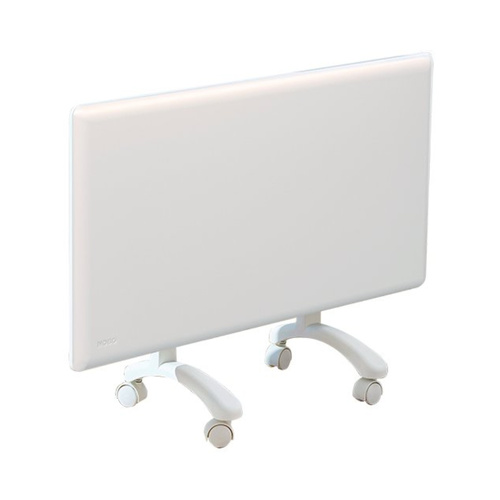 Nobo 1000W Slimline Electric Panel Heater with Thermostat & Castors NTL4S10-FS40