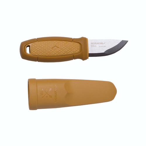 Morakniv Eldris Stainless Steel Outdoor Knife & Sheath - Yellow YKM12650