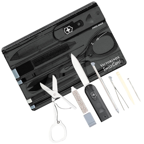 Victorinox Swiss Army SwissCard - Black Translucent	