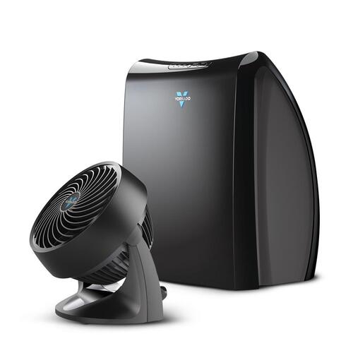VORNADO VORTEX AC300 AIR PURIFIER & 533 BLACK FLOOR FAN AIR CIRCULATOR