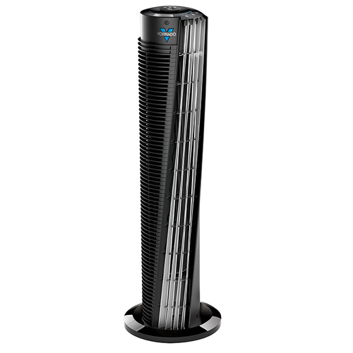 VORNADO VORTEX 143 COMPACT TOWER AIR CIRCULATOR FLOOR FAN BLK W/ REMOTE