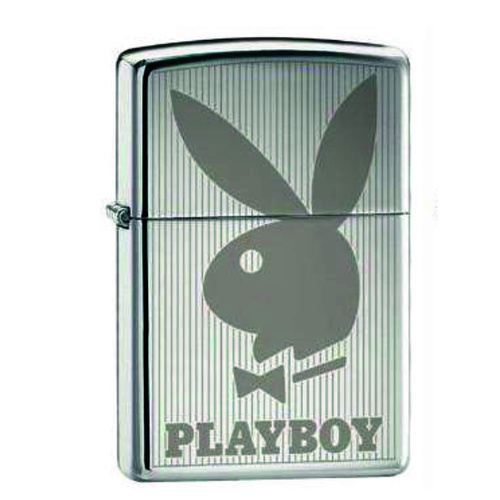 Zippo PLAYBOY BUNNY VERTICAL 24308 Genuine Street Cigar Cigarette Lighter