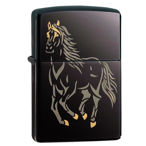 Zippo RUNNING HORSE 28645 Genuine Street Cigar Cigarette Lighter