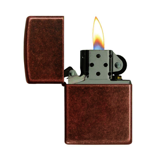 ZIPPO ANTIQUE COPPER 92251 GENUINE STREET CIGAR CIGARETTE LIGHTER