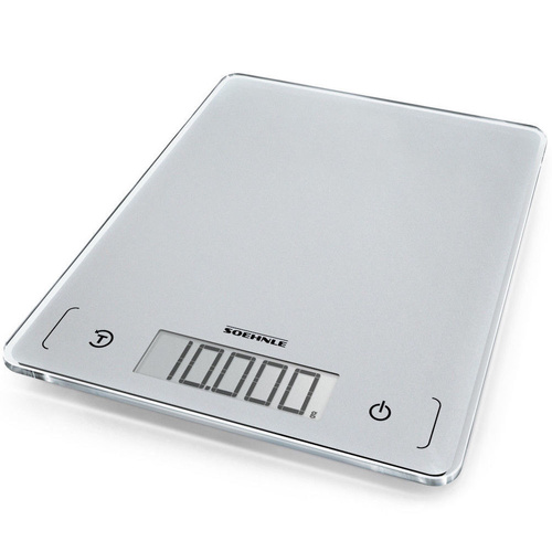 NEW SOEHNLE PAGE COMFORT 300 SLIM DIGITAL 10 KG CAPACITY GREY KITCHEN SCALE 61504