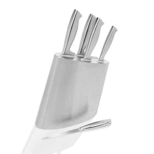 Stanley Rogers 6 Piece Modern Steel 6pc Knife Block Set