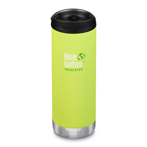 Klean Kanteen 16oz / 473ml TKWide Insulated Cafe Cap Bottle - Juicy Pear