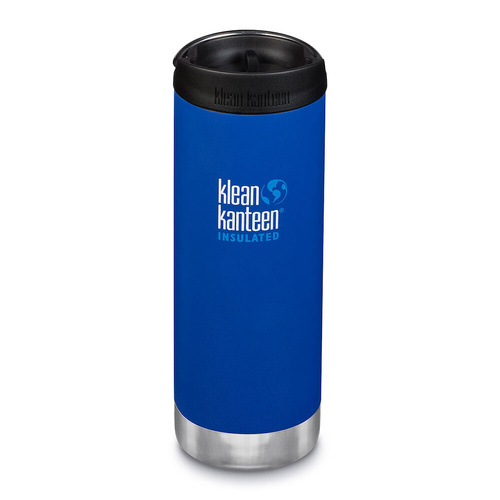 KLEAN KANTEEN 16OZ / 473ML TKWIDE INSULATED CAFE CAP BOTTLE - DEEP SURF