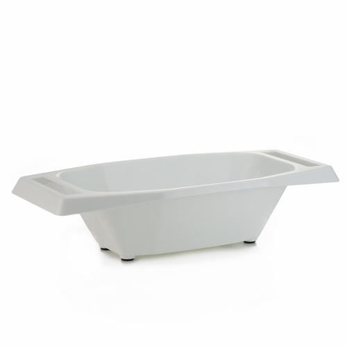 Borner Slice & Serve Bowl Holder for Mandolin Slicer - White