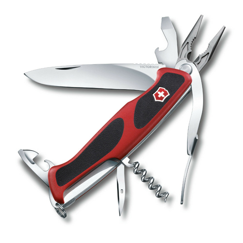 Victorinox Swiss Army Knife Rangergrip 74 - 15 Functions Red 38019