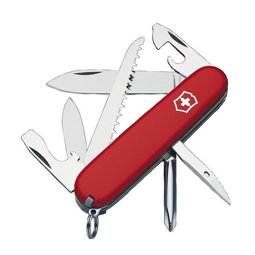 New Victorinox Hiker Swiss Army Pocket Knife - 13 Functions