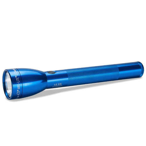 NEW MAGLITE 3C Cell ML50L BLUE LED Flashlight Made in USA