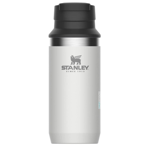 STANLEY ADVENTURE INSULATED VACUUM 350ML 12OZ WHITE SWITCHBACK TRAVEL MUG
