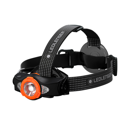 LED LENSER MH11 Head Torch Rechargeable Headlamp - BLACK ORANGE 1000 Lumens 