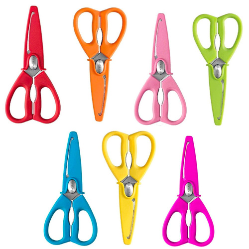 NEW SCANPAN SPECTRUM SOFT TOUCH POULTRY KITCHEN PULL APART SHEARS SCISSORS 