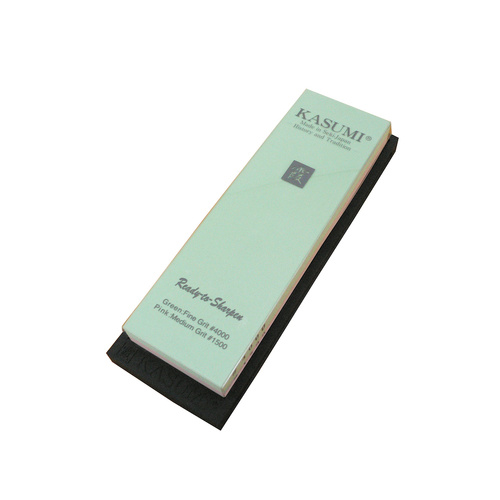 Kasumi Combination Ceramic Whetstone Knife Sharpener 1500/4000 - Made in Japan 