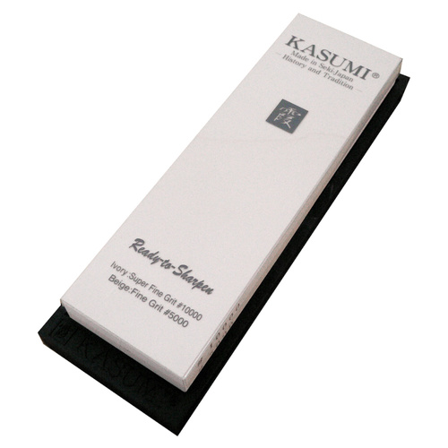 Kasumi Combination Ceramic Whetstone Knife Sharpener 5000/1000 - Made in Japan