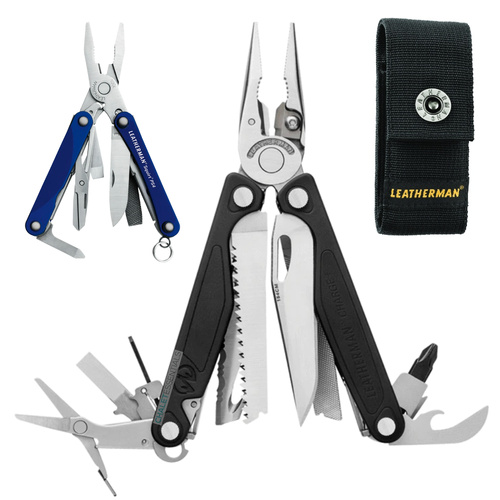 Leatherman CHARGE PLUS Multi-Tool & Nylon Sheath & Squirt Blue
