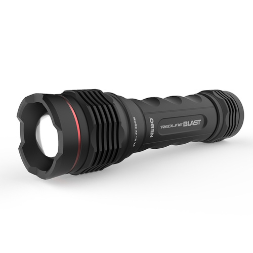 New NEBO 89502 REDLINE BLAST 1400 Lumen LED Flashlight Strobe Beacon Torch 5 Mode