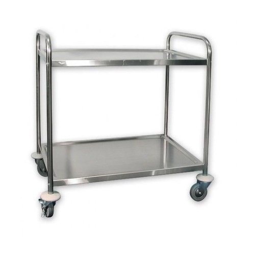 SERVING UTLITY TROLLEY 2 SHELF COMMERICAL KITCHEN RESTAURANT "FREE POSTAGE" 520