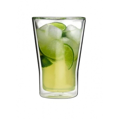 NEW 6 x Thermo ATHENA DORF Double Wall Glasses Glass 300ml Tapered SAVE!