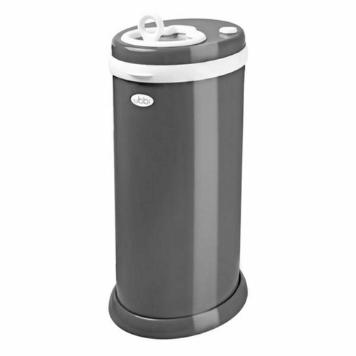 Ubbi Nappy Bin Diaper Pail , Slate Dark Grey