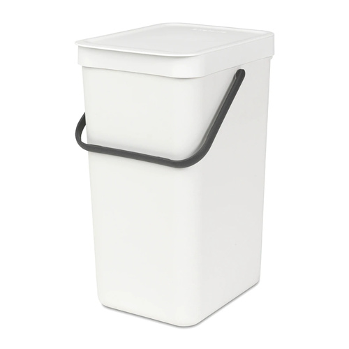 Brabantia Waste Bin Sort & Go 16 Litre , White