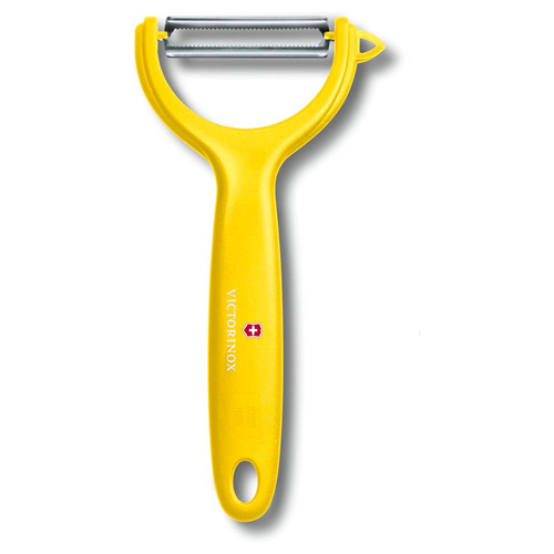 Victorinox Tomato & Kiwi Peeler Micro Serrated Double Edge , Yellow