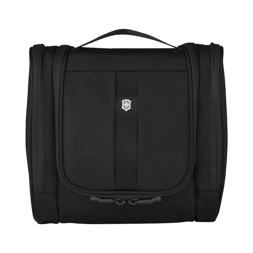Victorinox Travel Hanging Toiletry Cosmetic Bag Kit With Zipper , Black