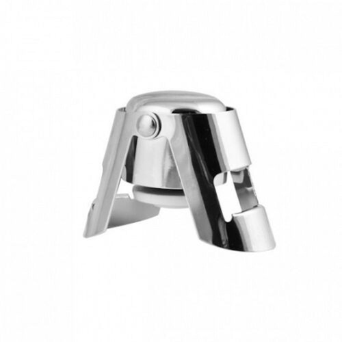 New Champagne Stopper Chrome Sparkling Wine Bottle Plug Keeper Sealer Bar Tool