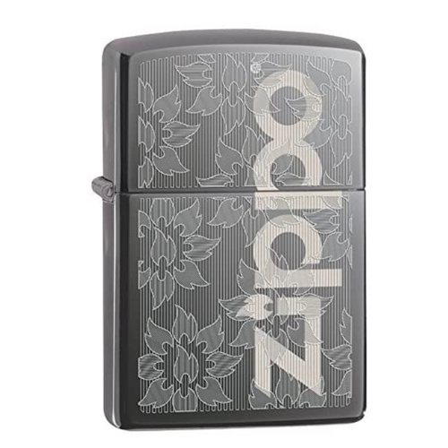 NEW ZIPPO BLACK ICE LOGO LIGHTER