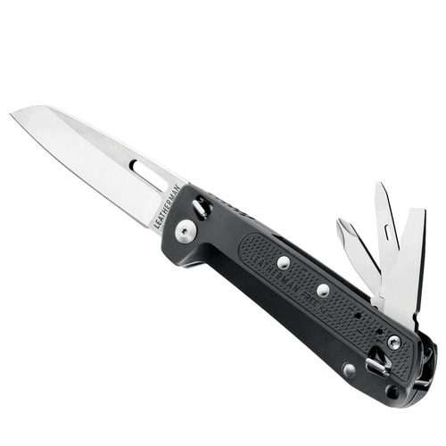LEATHERMAN FREE K2 MULTI-TOOL & POCKET KNIFE , 8 TOOLS GREY