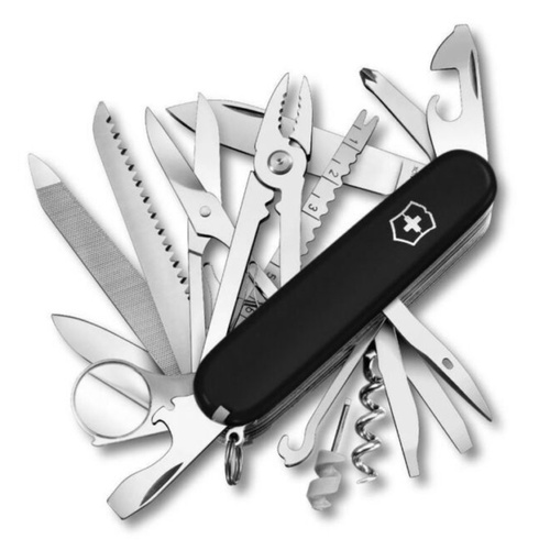 Victorinox Swiss Champ Black Swiss Army Knife , 33 Tools