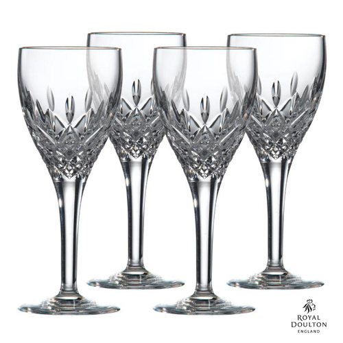 Royal Doulton Highclere Premium Crystal Goblet 300ml , Set Of 4