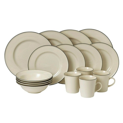 ROYAL DOULTON GORDON RAMSAY UNION STREET CAFE CREAM 16PC DINNER SET , SET OF 16