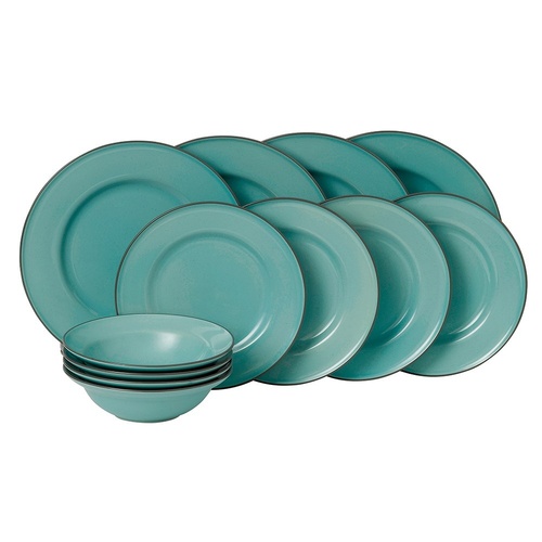 Royal Doulton Gordon Ramsay Union Street Cafe 12pc Dinner Blue , Set of 12