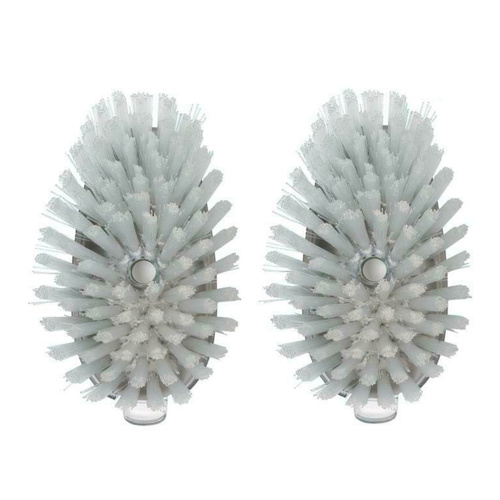 NEW OXO GOOD GRIPS STEEL SOAP DISPENSING DISH BRUSH REFILL - 2 PACK