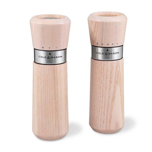 NEW COLE & MASON LYNDHURST INVERTA SALT & PEPPER MILL GIFT SET