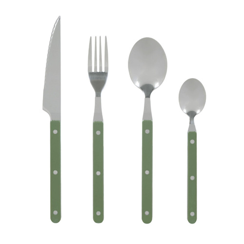 Davis & Waddell Saltara 16pc Stainless Steel Cutlery Set 16 Piece Green