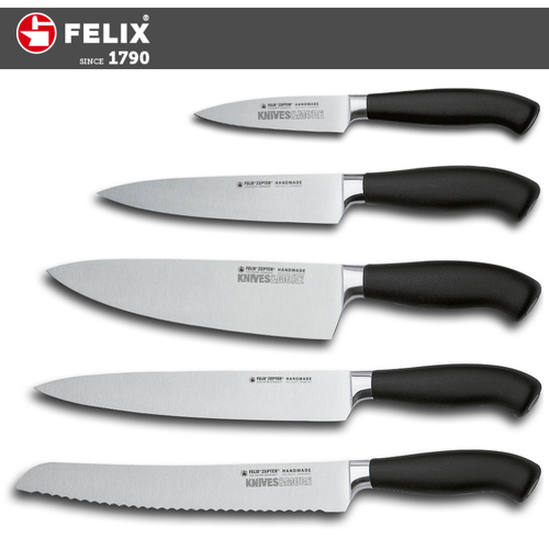 FELIX SOLINGEN PLATINUM 5 PIECE KNIFE SET PARING UNIVERSAL CHEF CARVING BREAD 5PC GERMAN
