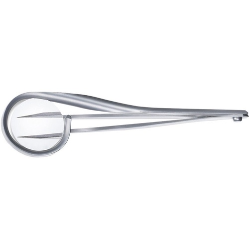 Rubis Pointed Tweezers with Magnifying Glass Stainless Steel , 8.2065